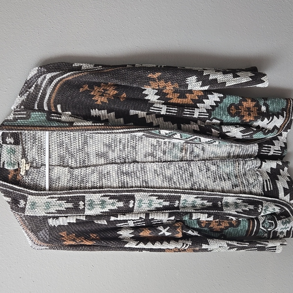 Aztec Print Cardigan- Size Medium
